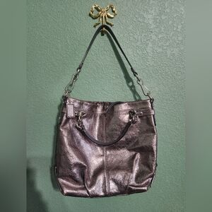 Coach Brooke Hobo Shoulder Bag In Pewter